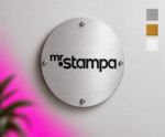 Targa su Laminato Acrilico Rotonda Classic